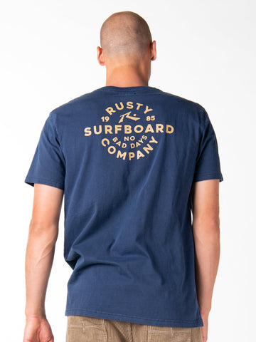 Scaled Up Short Sleeve Tee - Dark Sapphire