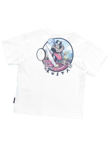 Cutless Short Sleeve Tee Runts - White