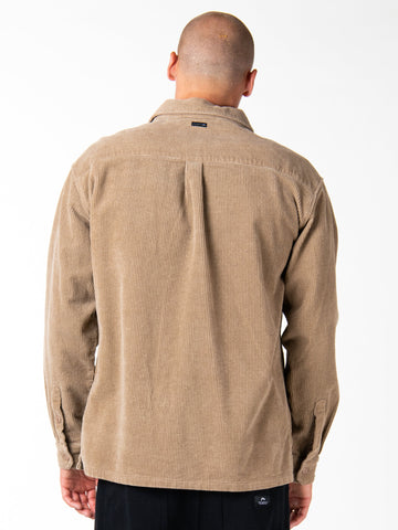 Coop Corduroy Long Sleeve Shirt - Fennel