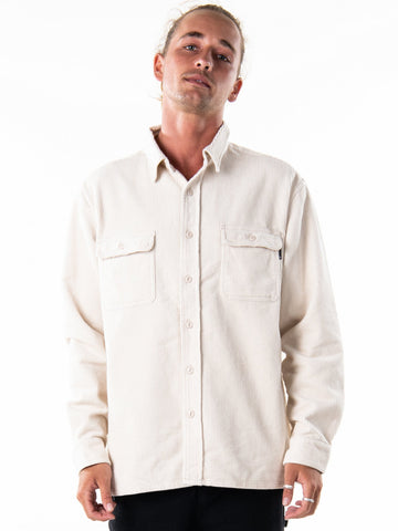 Coop Corduroy Long Sleeve Shirt - Sable
