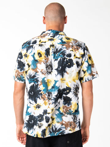 Magic Palms Short Sleeve Shirt - White