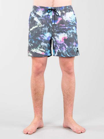 Acid Storm Elastic Boardshort - Black