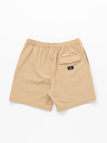 Marled Elastic Boardshort - Cornstalk