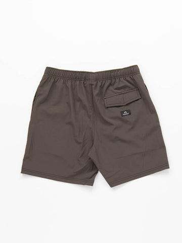 Marled Elastic Boardshort - Deep Army