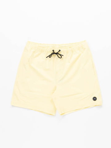 Marled Elastic Boardshort - Lemon