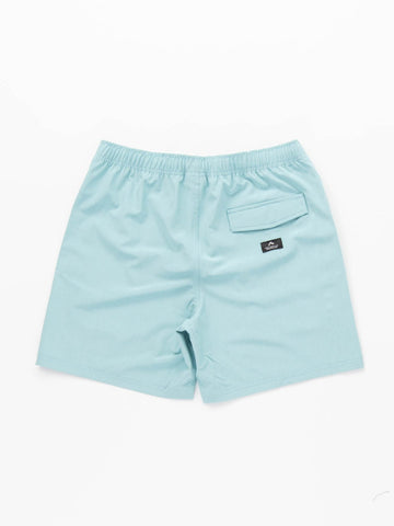 Marled Elastic Boardshort - Stillwater