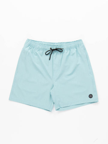 Marled Elastic Boardshort - Stillwater