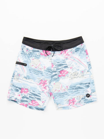 Luau Boardshort - Sea Blue