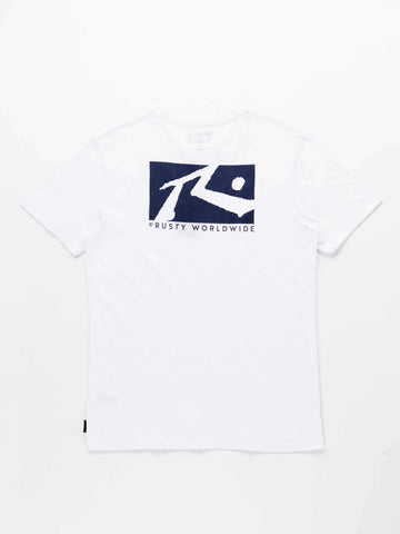 Boxed In Short Sleeve Tee - White 2