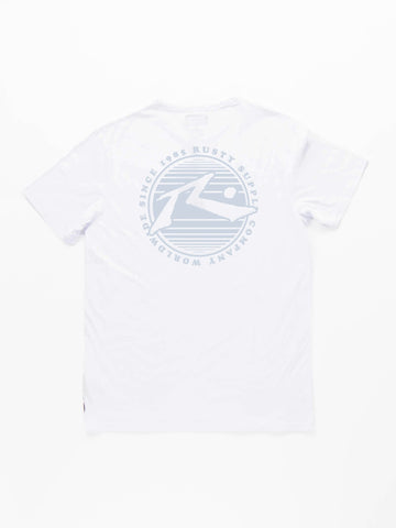 Gone Troppo Short Sleeve Tee - White 1
