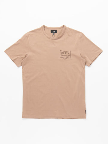 Diamond Dog Short Sleeve Tee - Latte