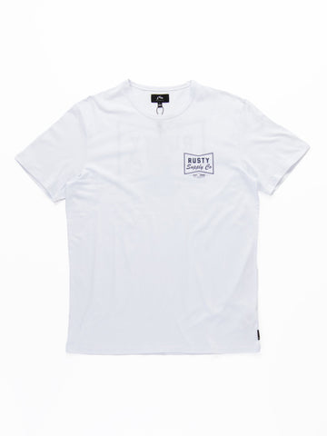 Diamond Dog Short Sleeve Tee - White