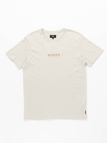 Clay More Short Sleeve Tee - Beige Fog