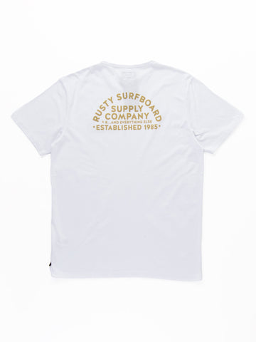 Golden Arch Short Sleeve Tee - White