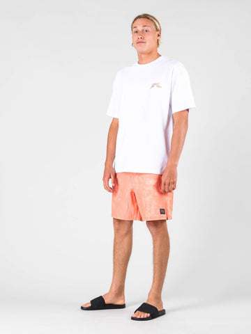 Acid Hotel Elastic Short Boys - Hot Coral