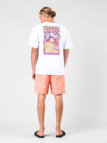 Acid Hotel Elastic Short - Hot Coral