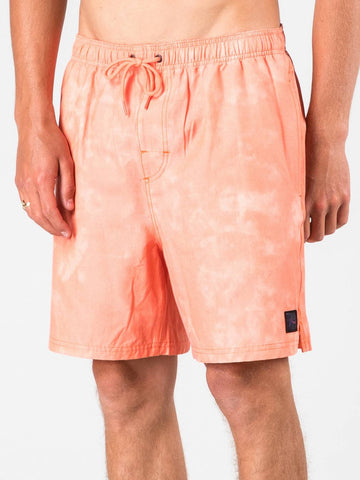 Acid Hotel Elastic Short - Hot Coral