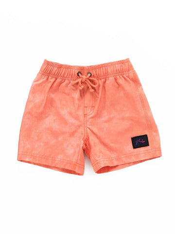 Acid Hotel Elastic Short Runts - Hot Coral