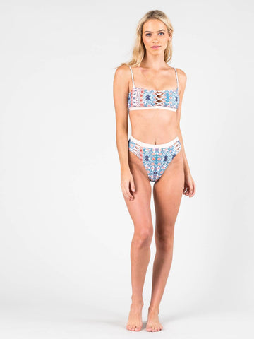 Hotel Rosa Bralette Bikini Top - Stillwater