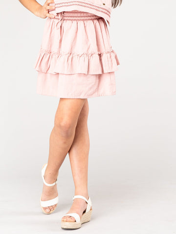 Adrift Skirt Girls - Pink Nectar