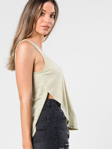 Lilly Tank - Gleam Green