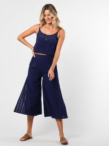 Luciana Culotte Pant- Blue Nights