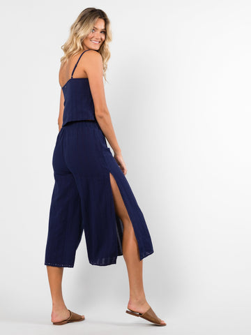 Luciana Culotte Pant- Blue Nights