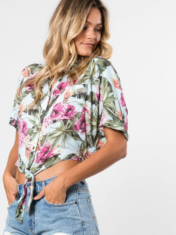 Oasis Party Shirt - Gleam Green