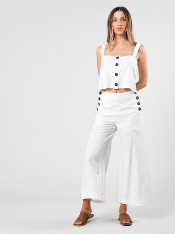 Rabble-Rouser Crop Cami - Bright White