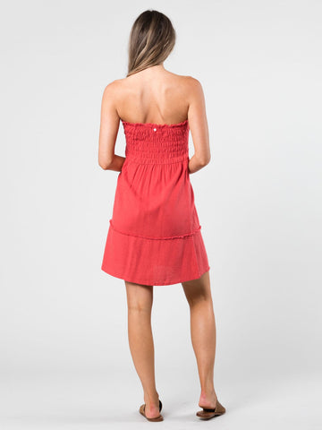 Troublemaker Strapless Dress - Chrysanthemum